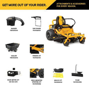 Cub Cadet Ultima ZT1 50 50-Inch Zero-Turn Mower with 23 HP Kawasaki FR691V Engine